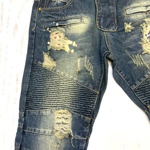 Imitation Balmain Motorcycle Pants 31x32